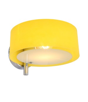 SL483.091.01 Бра Хром/Желтый E27 1*60W FORESTA-foto3