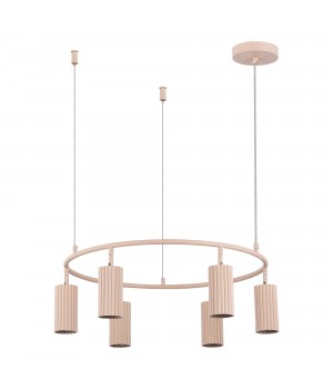 SL1213.603.06 Светильник подвесной ST-Luce Розовый/Розовый GU10 6*5W 4000K KENDO-foto2