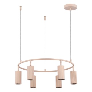 SL1213.603.06 Светильник подвесной ST-Luce Розовый/Розовый GU10 6*5W 4000K KENDO-foto2