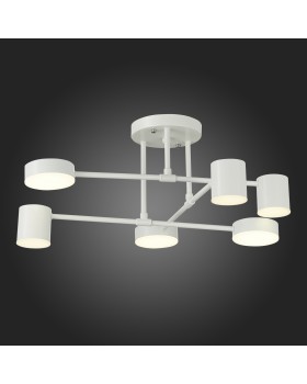 SLE201052-06 Люстра потолочная Белый/Белый LED 6*7W 4000K NOBEL-foto9