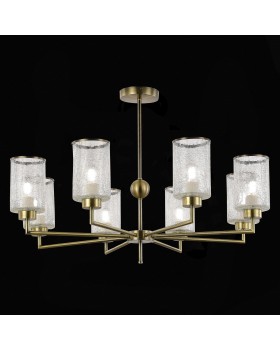 SLE1046-302-08 Люстра потолочная Бронза/Прозрачный E27 8*60W VESTRE-foto4