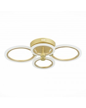 SLE500522-04 Светильник потолочный Золотистый/Белый LED 1*72W 3000-6000K CERINA-foto4