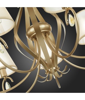 SLE111403-07 Люстра подвесная Шампань/Шампань E14 7*40W FOGGIA-foto9