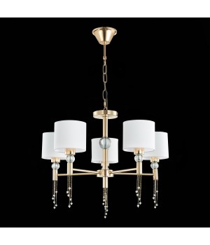 SLE105153-05 Светильник подвесной Золотистый/Белый E27 5*60W PRIMMA-foto5