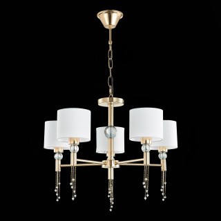 SLE105153-05 Светильник подвесной Золотистый/Белый E27 5*60W PRIMMA-foto5