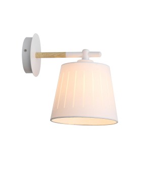 SL375.501.01 Бра Белый, Светлое дерево/Белый E27 1*40W PASSETO-foto3