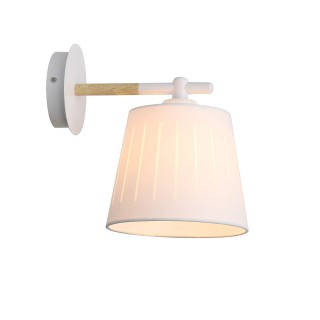 SL375.501.01 Бра Белый, Светлое дерево/Белый E27 1*40W PASSETO-foto3