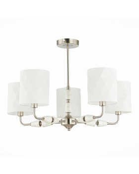 SLE107802-05 Люстра потолочная Никель/Белый E14 5*40W MILI-foto2