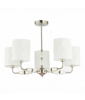 SLE107802-05 Люстра потолочная Никель/Белый E14 5*40W MILI-foto2