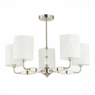 SLE107802-05 Люстра потолочная Никель/Белый E14 5*40W MILI-foto2