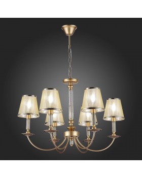 SLE1115-203-06 Люстра подвесная розовое золото/Розовое золото E14 6*60W VINCI-foto5