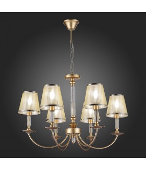 SLE1115-203-06 Люстра подвесная розовое золото/Розовое золото E14 6*60W VINCI-foto5