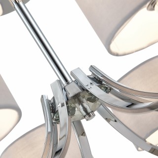 SLE105303-08 Люстра подвесная Хром/Серый E14 8*40W LINDA-foto11