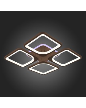 SLE500472-04RGB Светильник потолочный Кофейный/Белый LED 1*136W RGB 8W 3000-6000K VALIA-foto3