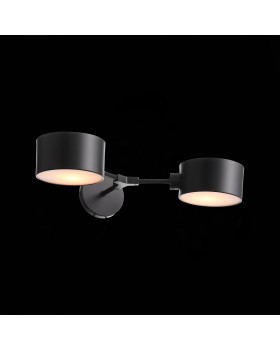 SLE183401-02 Светильник настенный Черный/Черный E14 2*60W GIMENTO-foto4