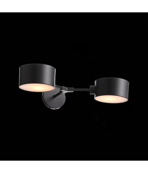 SLE183401-02 Светильник настенный Черный/Черный E14 2*60W GIMENTO-foto4
