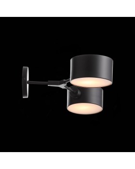 SLE183401-02 Светильник настенный Черный/Черный E14 2*60W GIMENTO-foto6