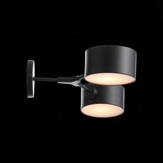 SLE183401-02 Светильник настенный Черный/Черный E14 2*60W GIMENTO-foto6