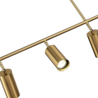 SL1206.303.05 Светильник подвесной ST-Luce Латунь/Латунь GU10 5*5W 4000K SORMANO-foto4