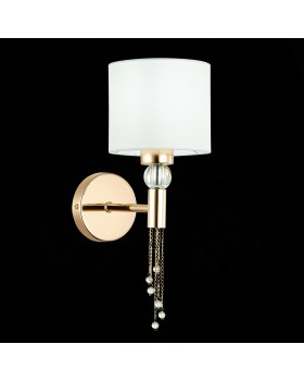 SLE105151-01 Светильник настенный Золотистый/Белый E27 1*60W PRIMMA-foto3