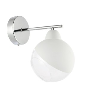 SLE102701-01 Бра Хром/Прозрачный, Матовый никель E14 1*40W GIORTE-foto2