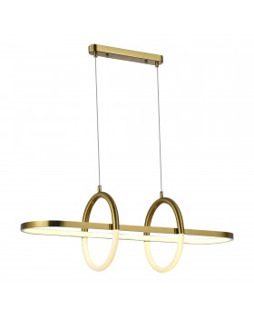 SL1579.313.01 Светильник подвесной ST-Luce Золотистый/Белый LED 1*48W 3000K MOFISTO