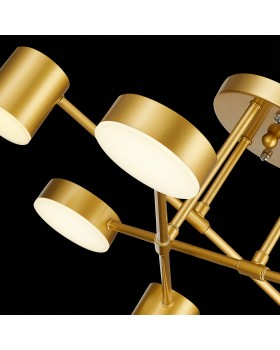 SLE201022-06 Светильник потолочный Золотистый/Золотистый LED 6*7W 4000K NOBEL-foto7