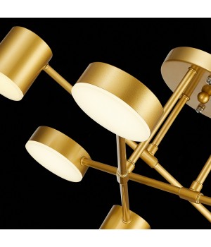 SLE201022-06 Светильник потолочный Золотистый/Золотистый LED 6*7W 4000K NOBEL-foto7