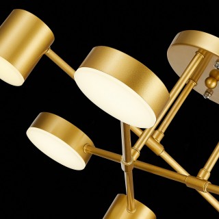 SLE201022-06 Светильник потолочный Золотистый/Золотистый LED 6*7W 4000K NOBEL-foto7