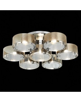 SL483.702.07 Светильник потолочный Хром/Дымчатый E27 7*40W FORESTA-foto9