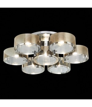 SL483.702.07 Светильник потолочный Хром/Дымчатый E27 7*40W FORESTA-foto9