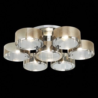 SL483.702.07 Светильник потолочный Хром/Дымчатый E27 7*40W FORESTA-foto9