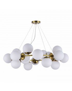 SLE1191-203-20 Люстра подвесная Золотистый/Белый E27 20*60W FRATTA-foto2