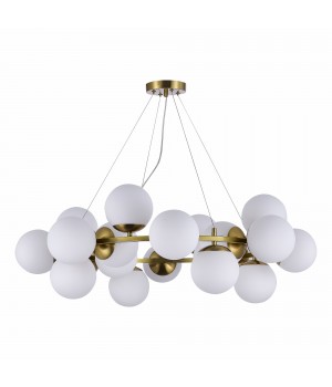 SLE1191-203-20 Люстра подвесная Золотистый/Белый E27 20*60W FRATTA-foto2