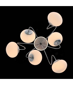 SL717.552.06 Люстра потолочная Серебристый/Белый E27, LED 6*40/3(подсветка)W ACINI-foto6