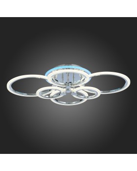 SLE500512-06RGB Светильник потолочный Хром/Белый LED 1*132W RGB 8W 3000-6000K CERINA-foto8