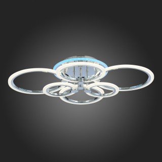 SLE500512-06RGB Светильник потолочный Хром/Белый LED 1*132W RGB 8W 3000-6000K CERINA-foto8