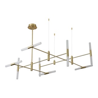 SL1216.203.16 Светильник подвесной ST-Luce Матово золотистый/Белый G9 16*5W 4000K RIMINI-foto2