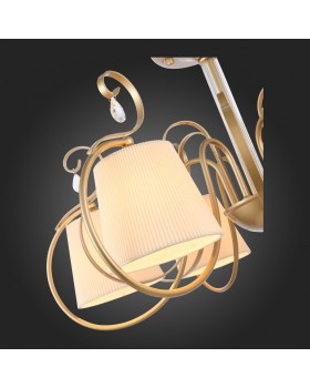 SL177.203.06 Люстра подвесная, потолочная Золотистый/Белый E14 6*40W AZZURRO-foto3