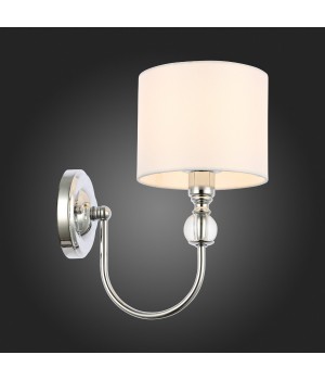 SLE111101-01 Светильник настенный Хром/Белый E14 1*40W LINNA-foto3