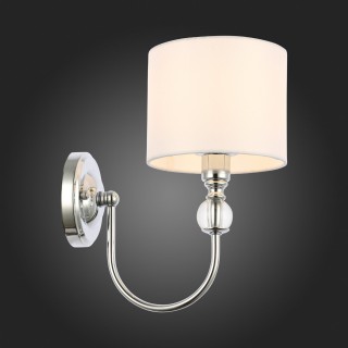 SLE111101-01 Светильник настенный Хром/Белый E14 1*40W LINNA-foto3