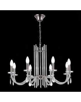 SL1656.103.08 Люстра подвесная ST-Luce Никель/Прозрачный E14 8*40W EPICA-foto5