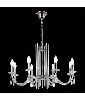 SL1656.103.08 Люстра подвесная ST-Luce Никель/Прозрачный E14 8*40W EPICA-foto5