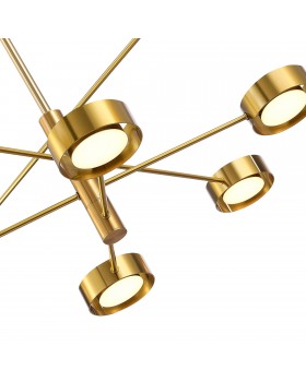 SL6504.302.08 Светильник потолочный ST-Luce Латунь/Латунь LED 8*5W 3000K VICO-foto3