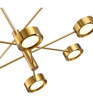 SL6504.302.08 Светильник потолочный ST-Luce Латунь/Латунь LED 8*5W 3000K VICO-foto3