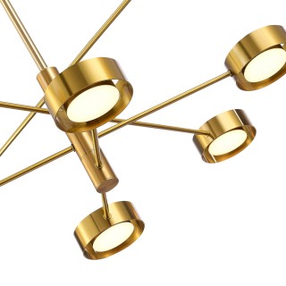 SL6504.302.08 Светильник потолочный ST-Luce Латунь/Латунь LED 8*5W 3000K VICO-foto3