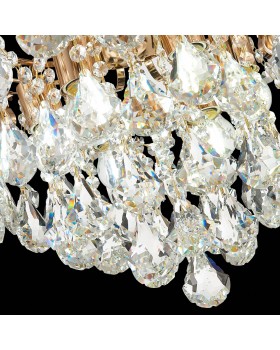 SLE160202-06 Светильник потолочный Французское золото/Прозрачный E27 6*60W KRISTO-foto11