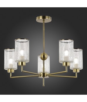 SLE1046-302-05 Люстра потолочная Бронза/Прозрачный E27 5*60W VESTRE-foto5
