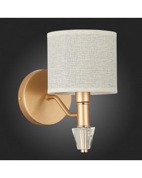 SLE107001-01 Бра Золотистый/Бежевый E14 1*40W VILEDE-foto6