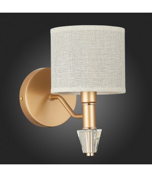 SLE107001-01 Бра Золотистый/Бежевый E14 1*40W VILEDE-foto6